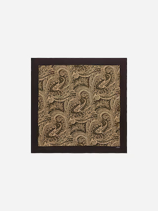 Printed Silk Scarf – Brown – Women – ARKET GB | Arket UK