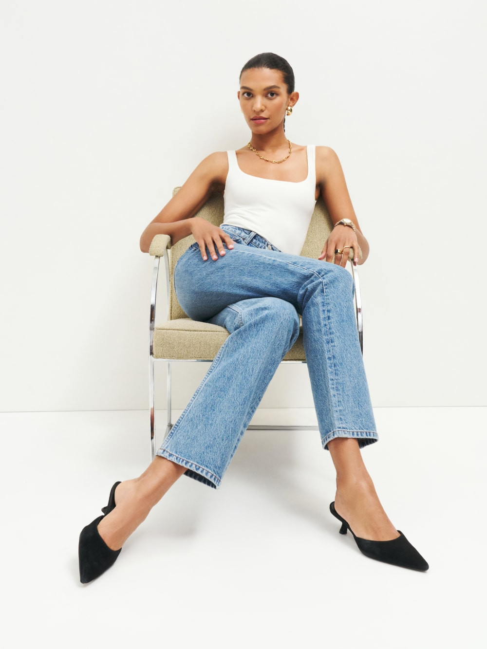 Wilda Kitten Mule | Reformation (Global)