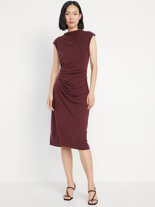 Ruched Midi Dress | Old Navy (US)