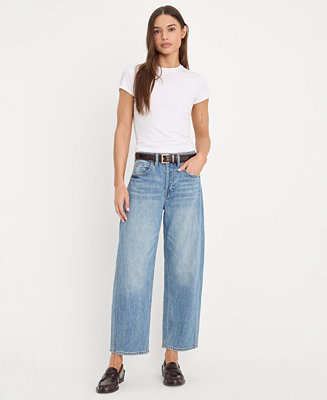 Good American Women's High-Rise Barrel Jeans - Macy's | Macy's
