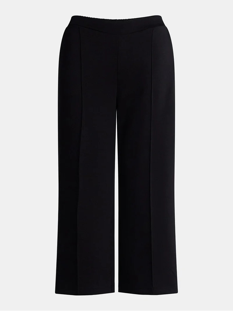 Scoop Women's and Women's Plus Scubaknit Cropped Pants, Sizes XS-4X | Walmart (US)