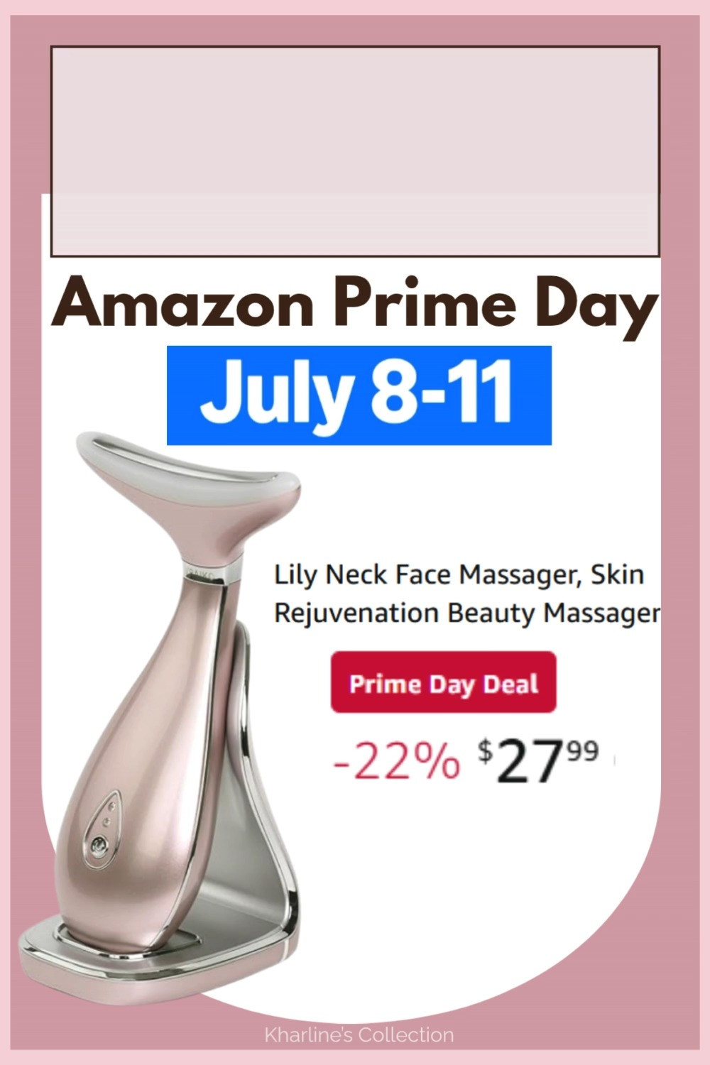 Lily Neck + Face Massager – 3-in-1 At-Home Facial Tool
Give your skincare routine a glow-up with this Lily Neck & Face Massager — a 3-in-1 beauty tool that lifts, tones, and rejuvenates. It’s like a facial in your hand ✨

It’s on Prime Day deal now — perfect for your soft life self-care routine or as a gift for your favorite beauty lover.

🧖‍♀️ Tap to shop + follow for more at-home beauty wins!

#PrimeDayBeauty #FacialMassager #NeckTighteningTool #SoftLifeSkincare #LTKBeautyFinds #AmazonPrimeDay #AtHomeFacial #SelfCareRoutine  

 #LTKOver40 #LTKSaleAlert #LTKBeauty