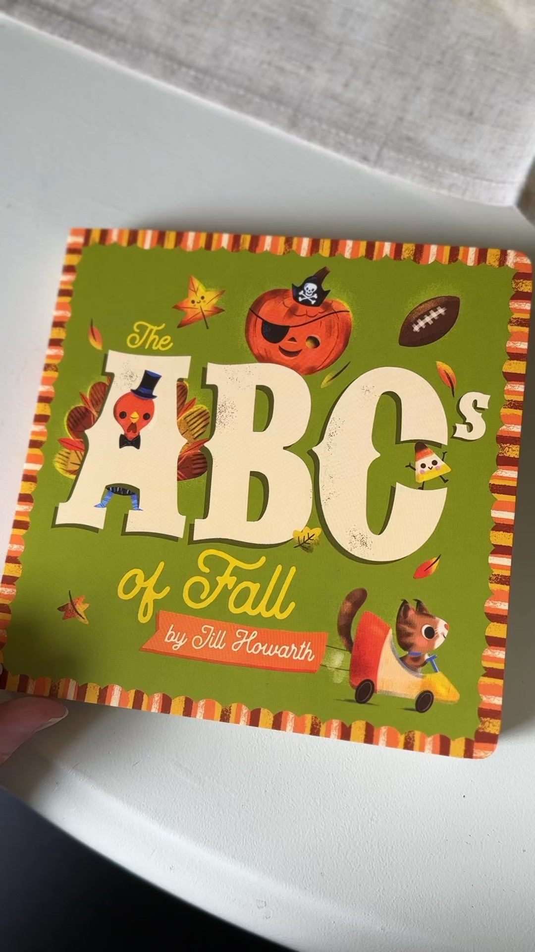 The absolute cutest fall ABC’s book with the sweetest vintage looking illustrations 🍂🎃🍁🦃 #fall #fallbooks #walmart 

#LTKBaby #LTKKids #LTKVideo