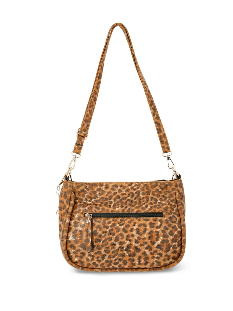 Jessica Simpson Women’s Sadie Shoulder Bag, Leopard | Walmart (US)
