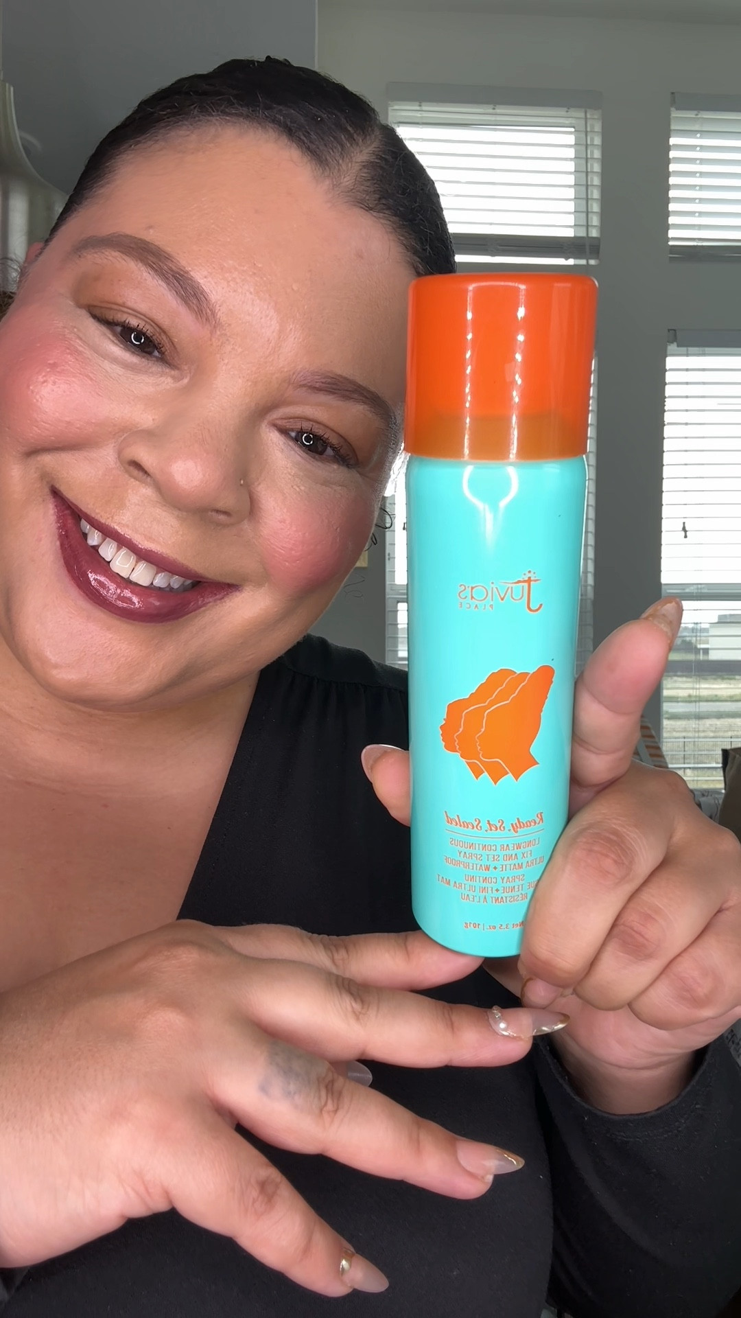 Let’s try this new Julia place setting spray together 😍😍😍 I’m happy to report my makeup held all day long! Next time I’ll be back with a before and after 📣📣📣

#LTKgrwm #LTKPlusSize #LTKdayinmylife