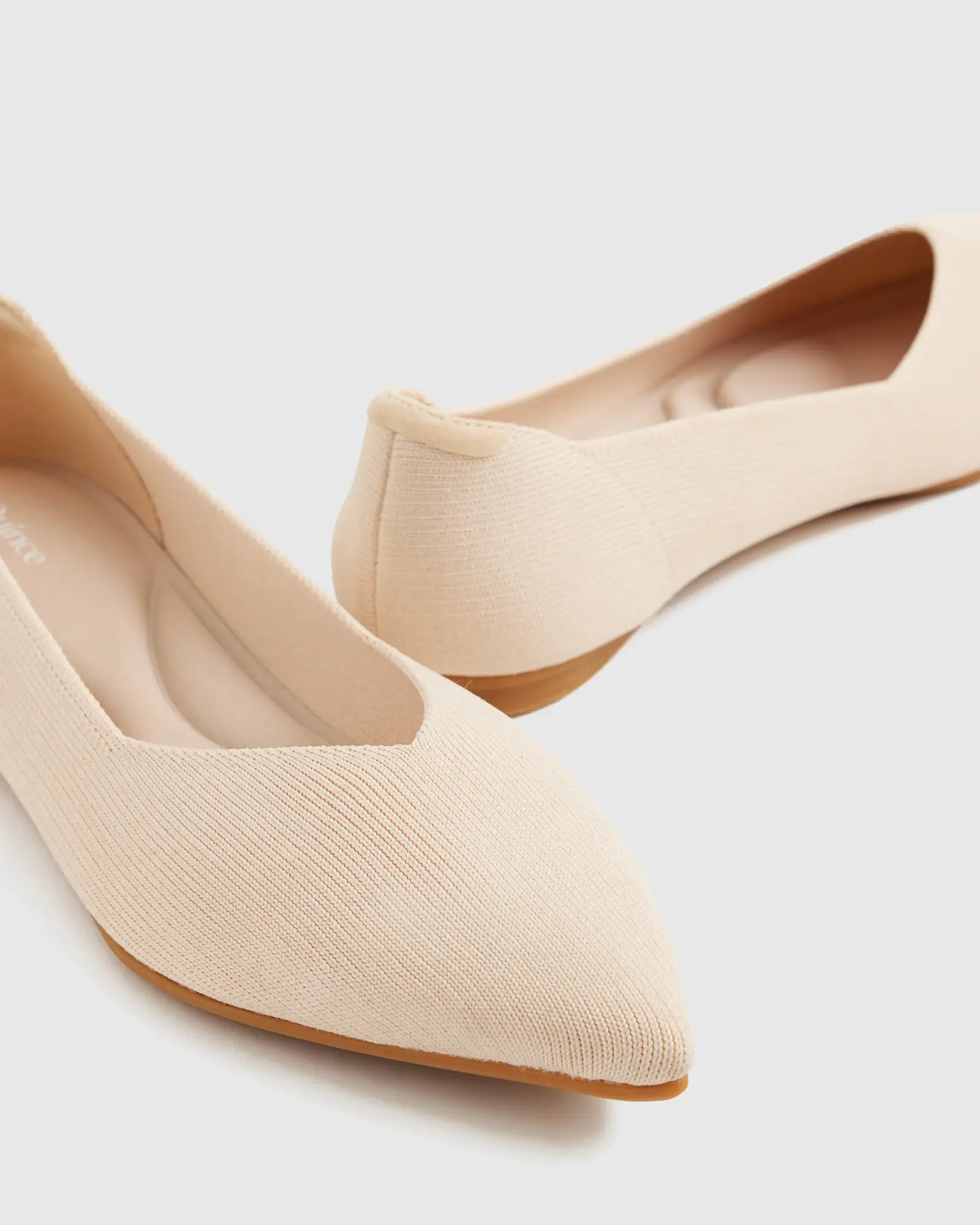 Washable Knit Pointed-Toe Flat | Quince