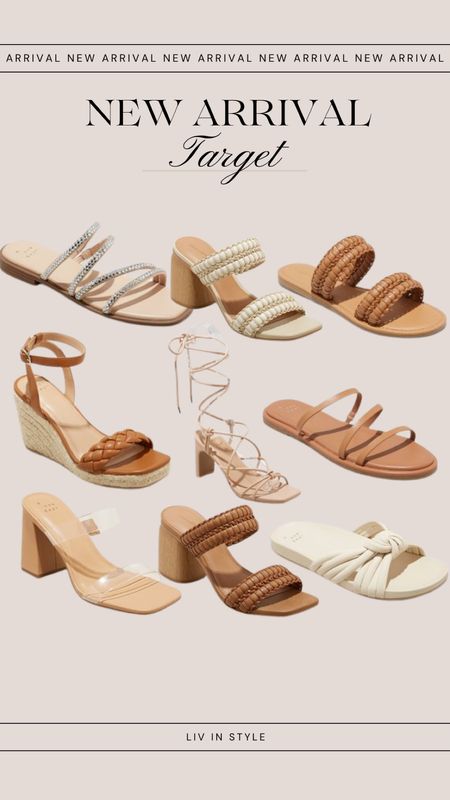 Target new arrivals spring shoes, neutral heels, sandals 



#LTKunder50 #LTKSeasonal #LTKFind