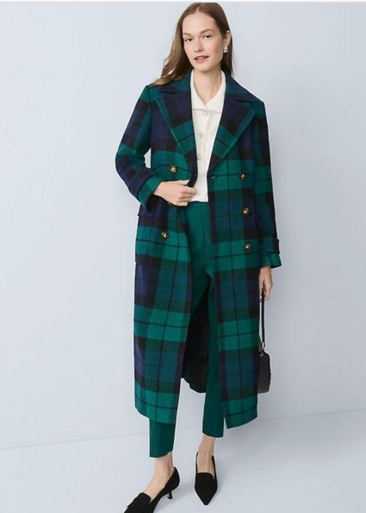 sale alert! coat is 50% off 

a great tartan plaid coat that is similar to the coat Meghan markle wore on her first public engagement with Harry! love!! 

Great gift for the fashion lover. gift for her. Gift for mom. 

#LTKSaleAlert #LTKGiftGuide #LTKOver40