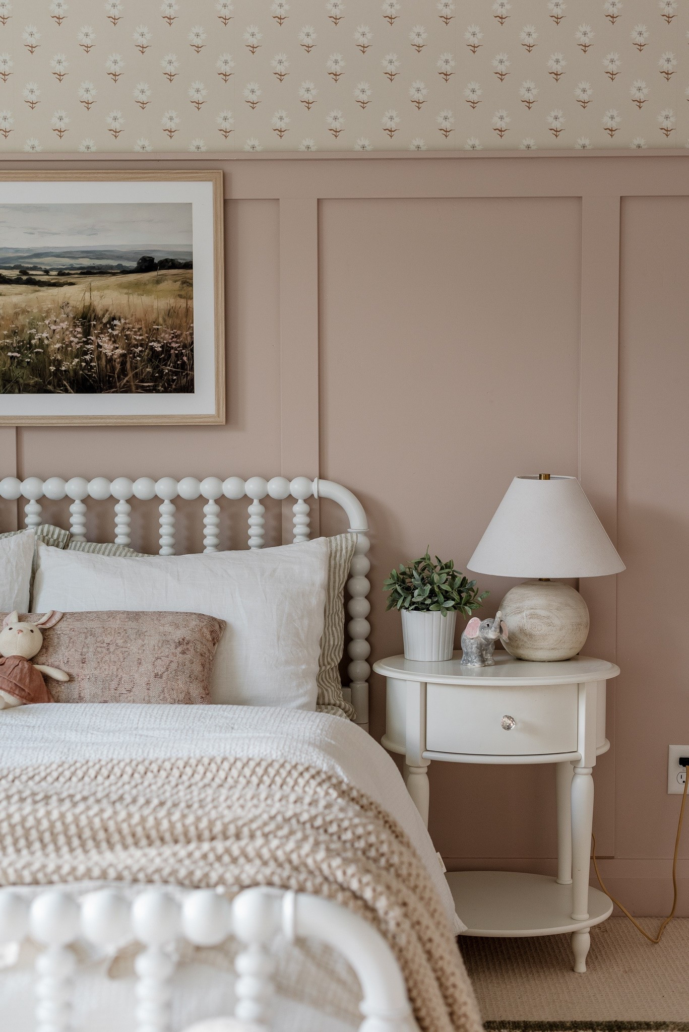 Sweetest details in Kate’s room 🤍 her bed is back in stock! 

Girls bedroom, rug, spindle bed, nightstand, art, wallpaper, bedding, duvet, knit, sheets, quince, target, Wayfair, Walmart,

#LTKHome #LTKSaleAlert #LTKBaby
