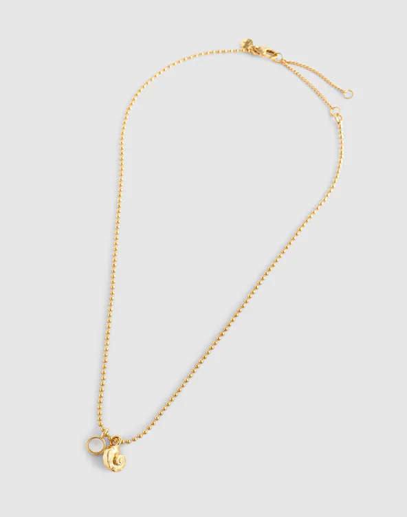 Mother-of-Pearl Ball Chain Necklace | Madewell