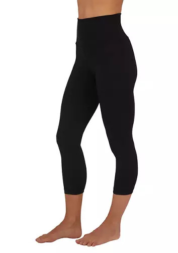 Women's High Rise Interlock Tribeca Cropped Leggings with Side Pocket | Belk
