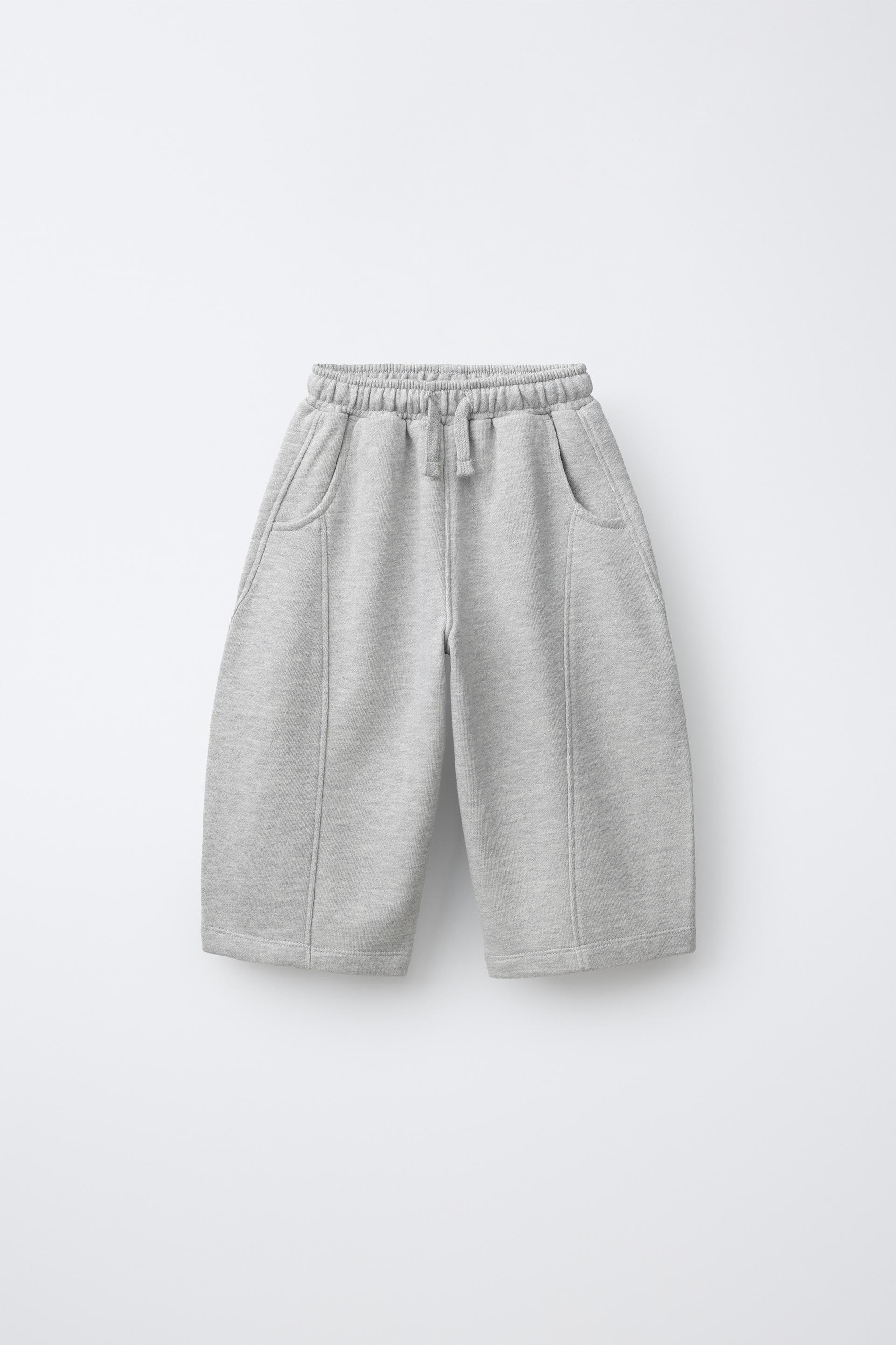 Zara - Plain Balloon Trousers - Grey - 6 Years (116 Cm) - Kids | Zara UK
