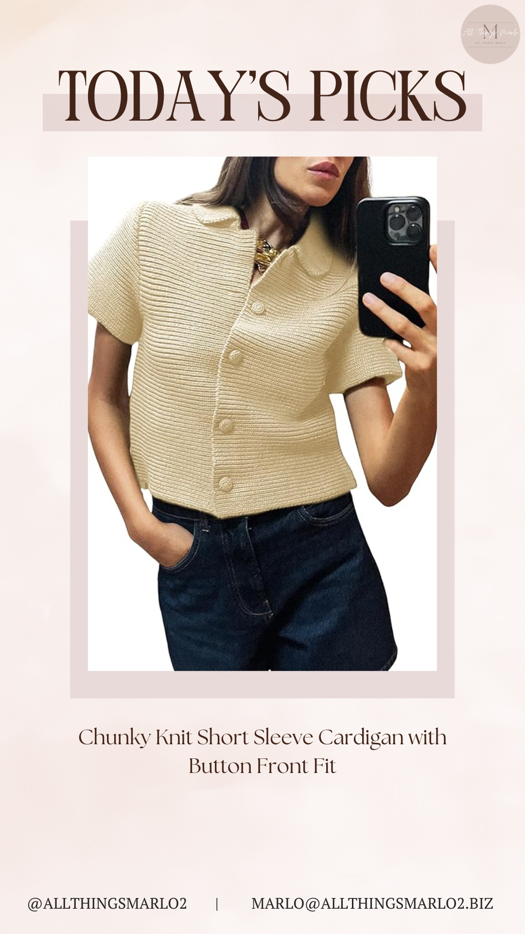 Chunky Knit Short Sleeve Cardigan with Button Front Fit 

 #LTKootd #LTKWorkwear #LTKTravel