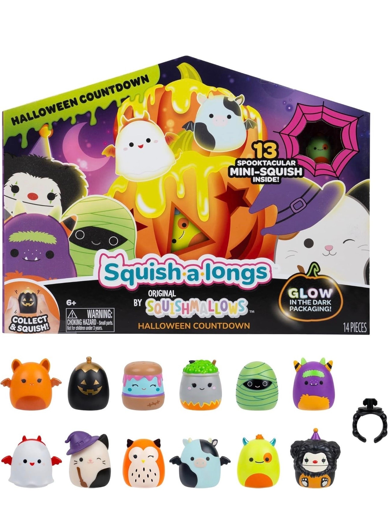 New Squish-a-longs Fall 2026 Halloween Countdown Calendar – Includes 13 Mini-Squish Squishmallows

#LTKSeasonal #LTKKids #LTKSaleAlert