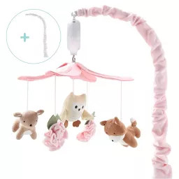 The Peanutshell Baby Musical Crib Mobile - Little Forest Girl | Target