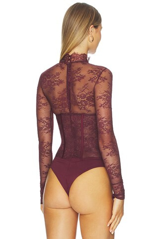 Valentina Bodysuit in Port | Revolve Clothing (Global)