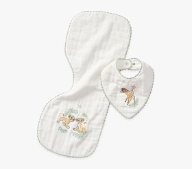 Disney Baby Organic Bib and Burp Set | Pottery Barn Kids
