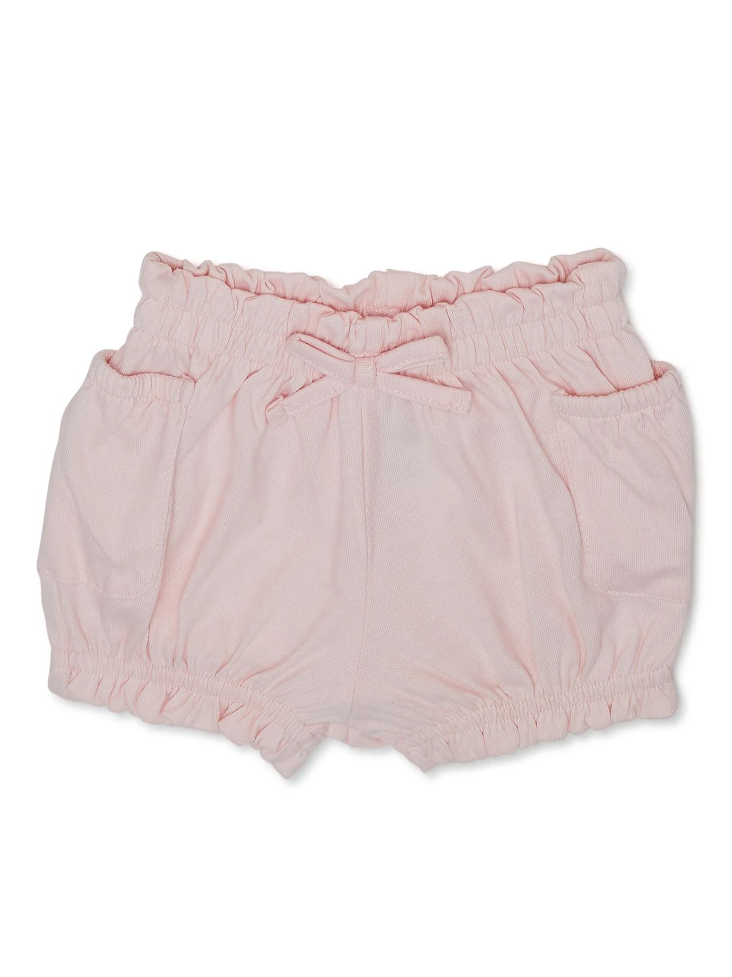 Garanimals Baby Girl Solid Bubble Shorts, Sizes 0-24 Months | Walmart (US)