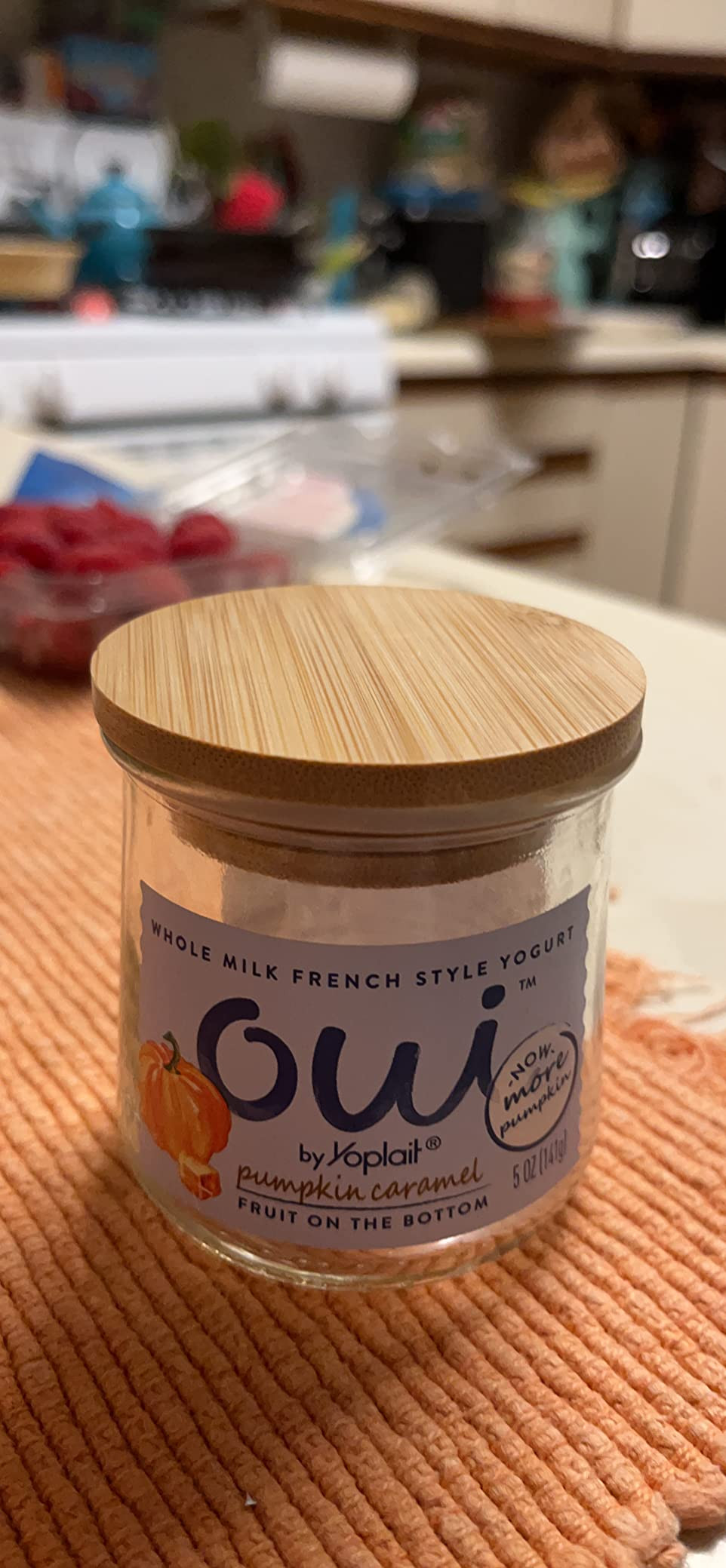 Oui Yogurt Jar Lids - 12 Pcs Oui Jar Lids For 5 Oz Oui Yogurt Jars, Oui Lid - Natural Bamboo Wood... | Amazon (US)