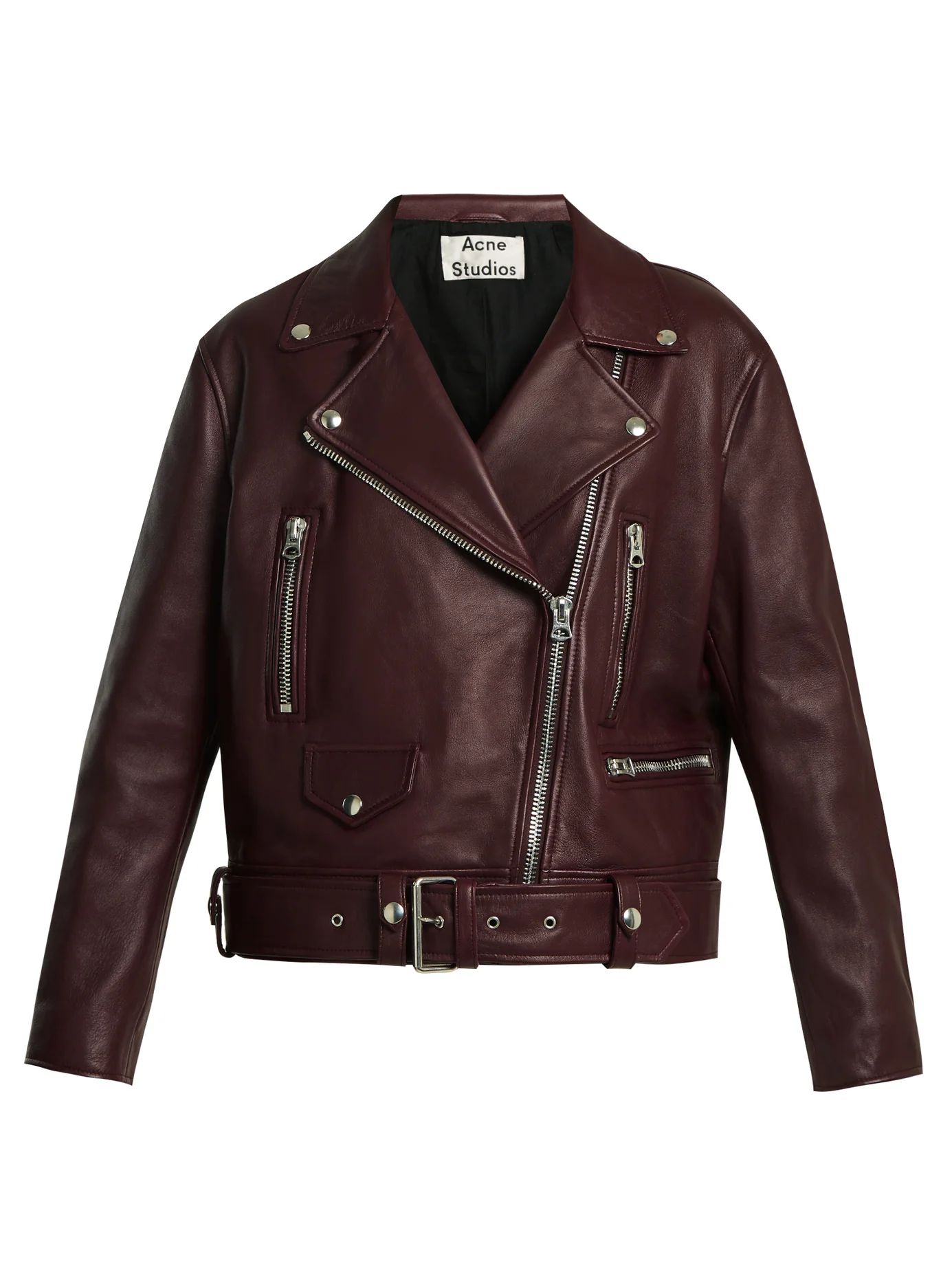 Merlyn oversized leather biker jacket | Matches (US)