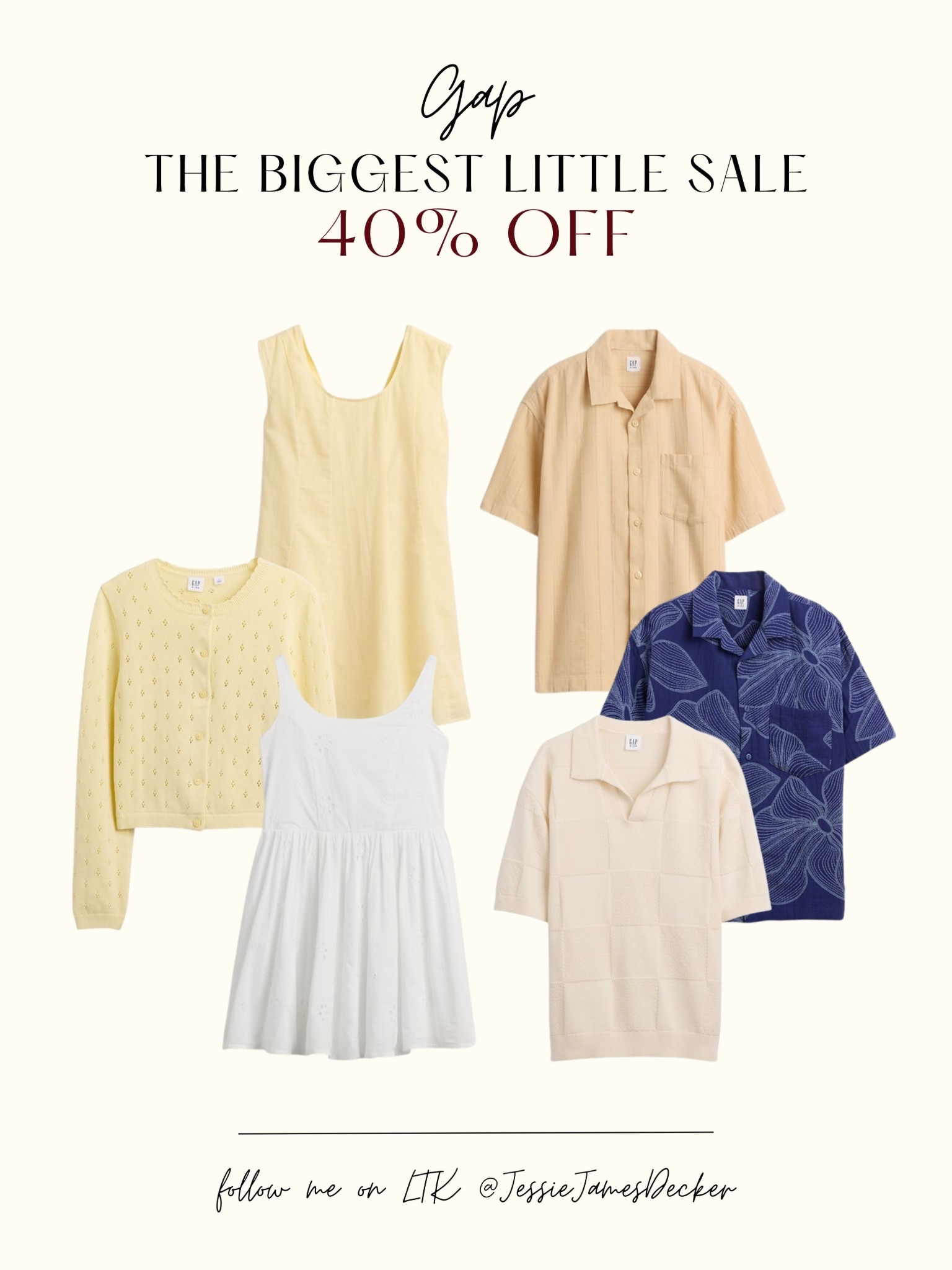 The Biggest Little Sale: 40% off all Kids’ styles

#LTKSaleAlert #LTKootd #LTKKids