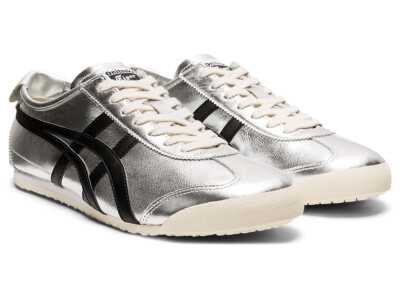 Onitsuka Tiger MEXICO 66 1183B566 020 PURE SILVER BLACK | eBay US