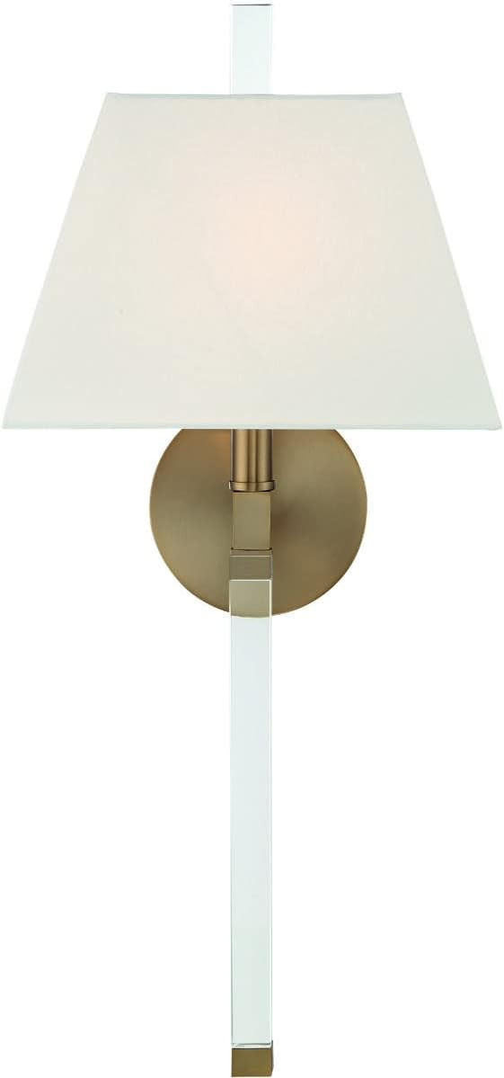 Renee 1 Light Aged Brass Wall Mount - Room Lights, Headboard Fixture, Bathroom Vanity Light Fixtu... | Amazon (US)