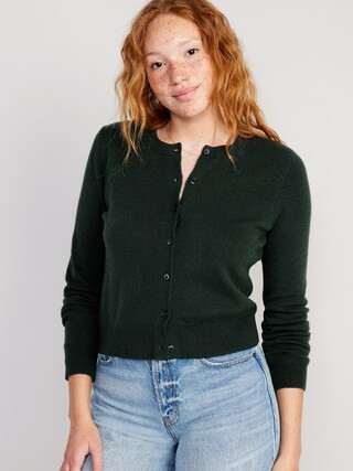 Cropped Cardigan Sweater for Women | Old Navy (US)