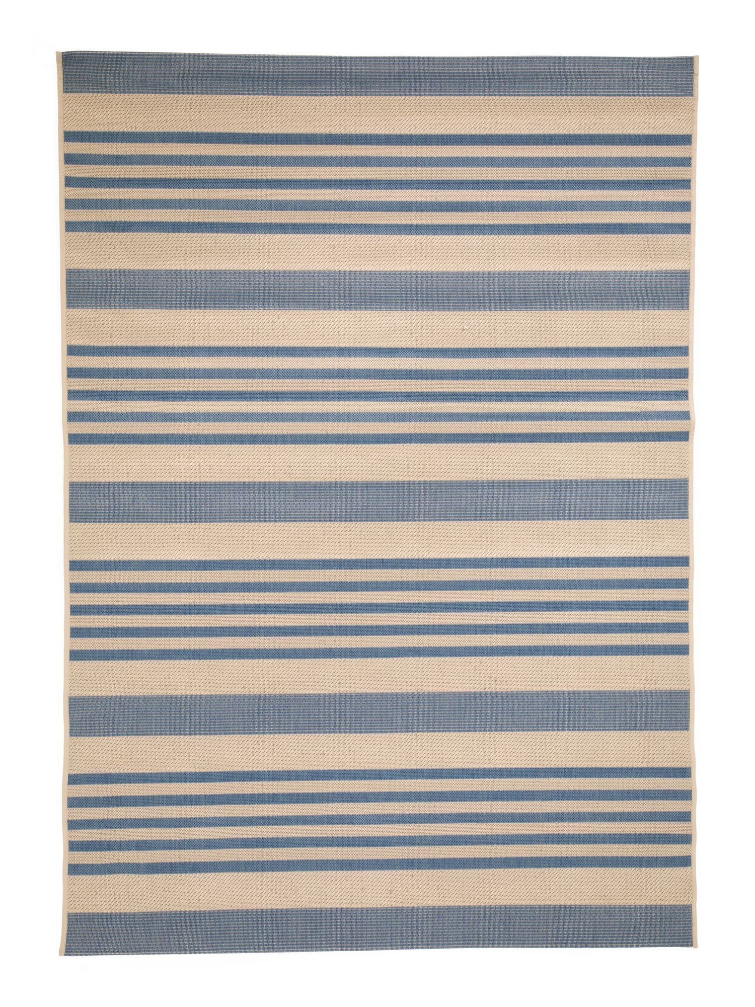 Indoor And Outdoor Striped Rug | Rugs | Marshalls | Marshalls