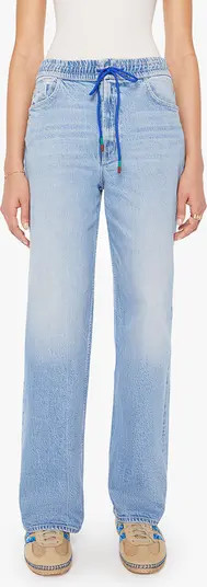 MOTHER The Drawn Tagger Skim Drawstring Jeans | Nordstrom | Nordstrom