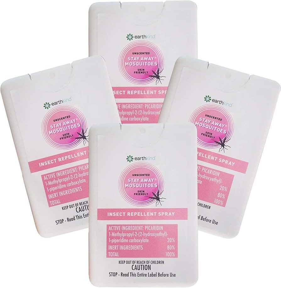 EarthKind Stay Away Mosquitoes Insect Repellent - Plant-Based, Unscented Mosquito Body Spray with... | Amazon (US)