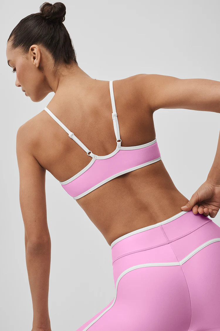 Airlift Charger Bra - Candy Heart Pink/White | Alo Yoga (US)