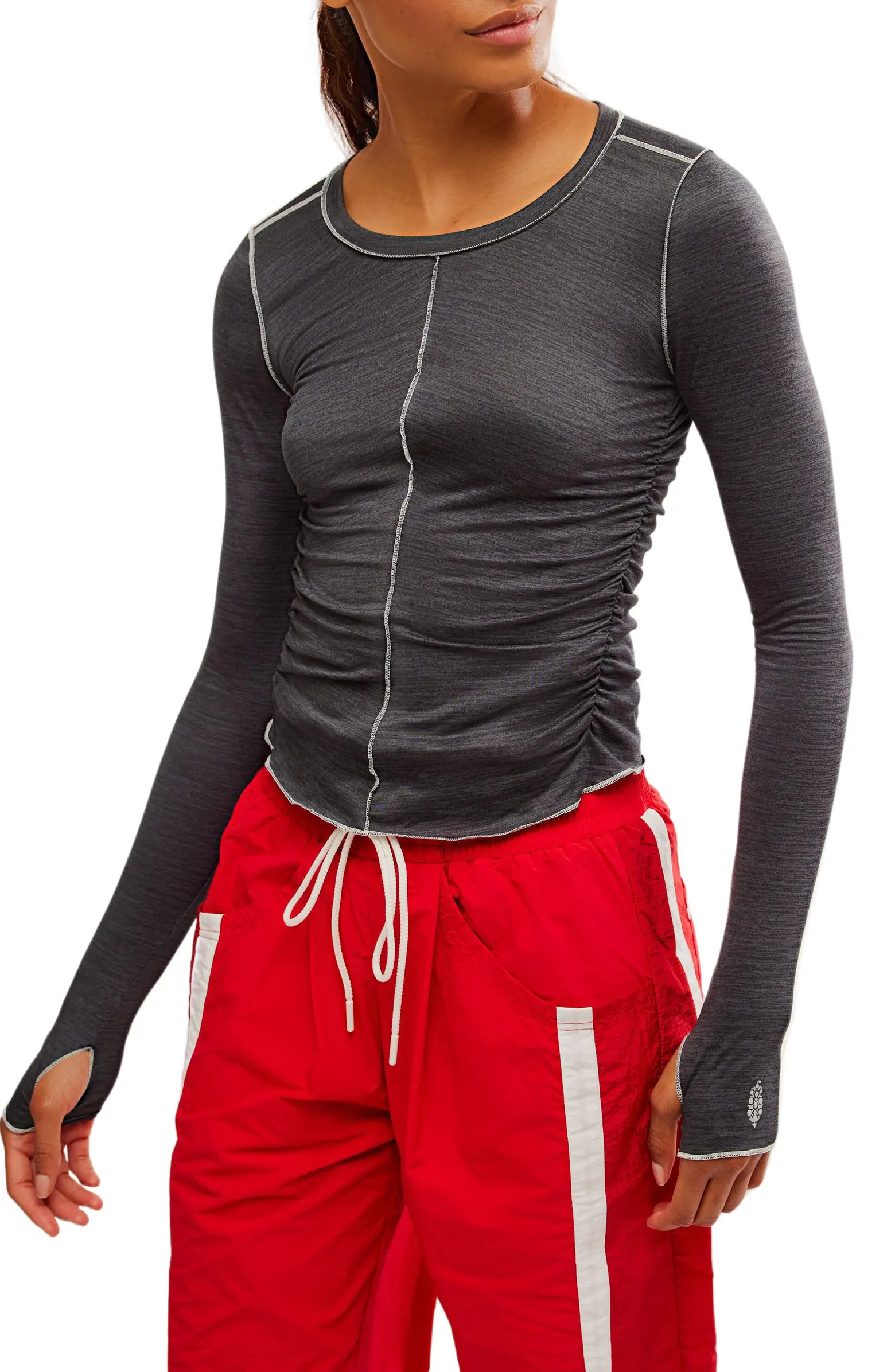 Free People FP Movement Right On Run Long Sleeve Top | Nordstrom | Nordstrom