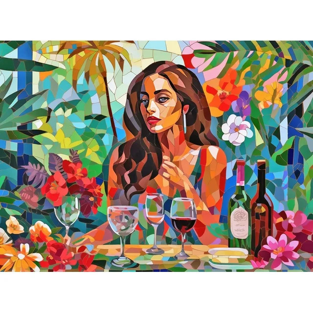 Cross & Glory - Serenade in Color: The Mosaic Escape - 1000 Piece Jigsaw Puzzle for Adults  Vibra... | Walmart (US)