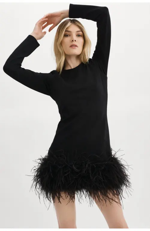 LAMARQUE Bahira | Mini Dress in Black at Nordstrom, Size X-Large | Nordstrom