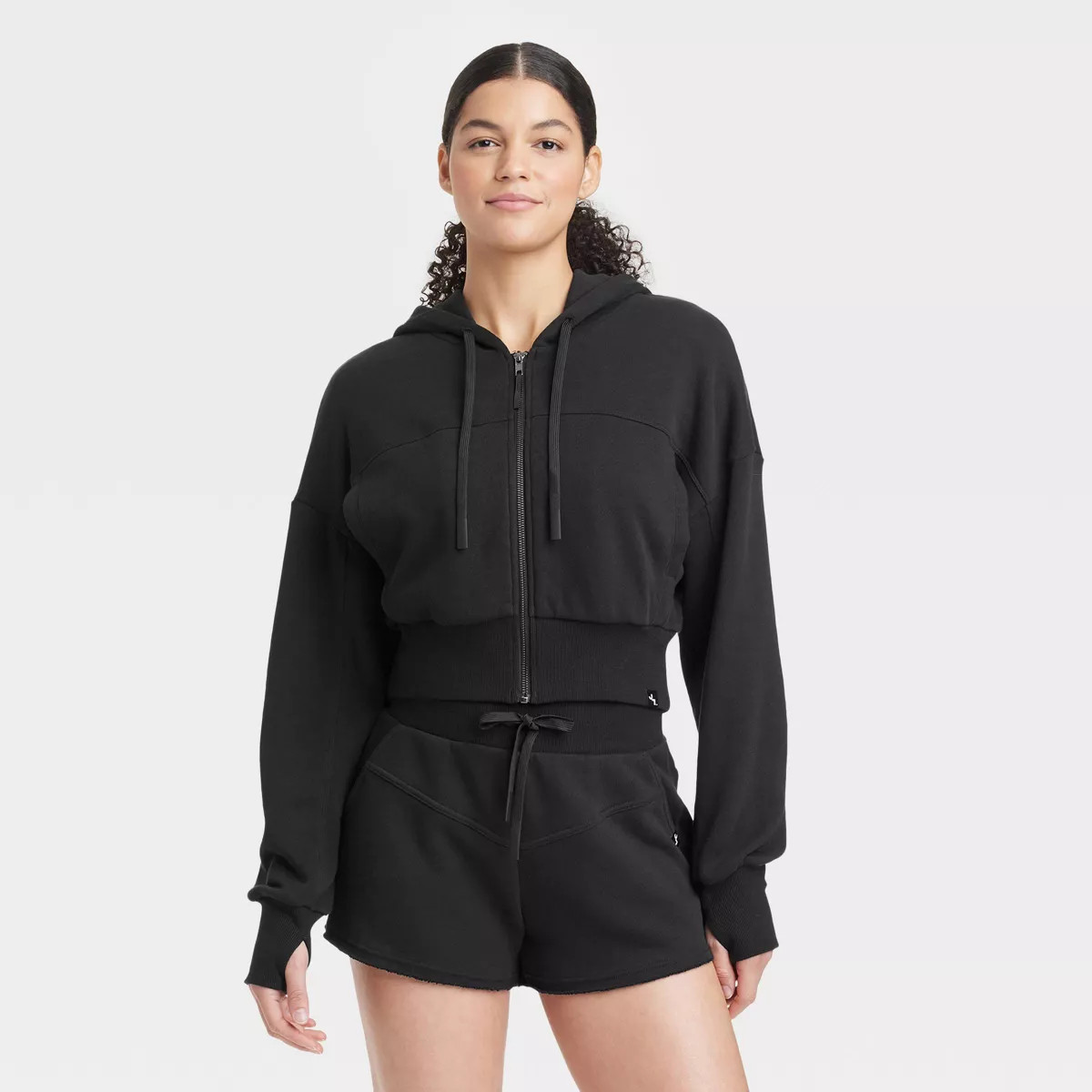 Women's Full Zip Crop Hoodie - JoyLab™ | Target