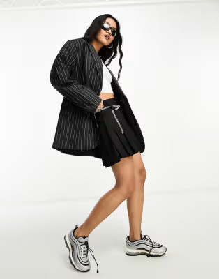 Weekday Aiden co-ord oversized blazer and flared trousers | ASOS (Global)