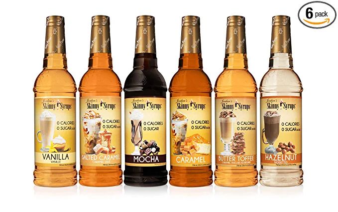 Amazon.com: Jordan's Skinny Syrups | Classic Syrup Sampler| Healthy Flavors with 0 Calories, 0 Su... | Amazon (US)