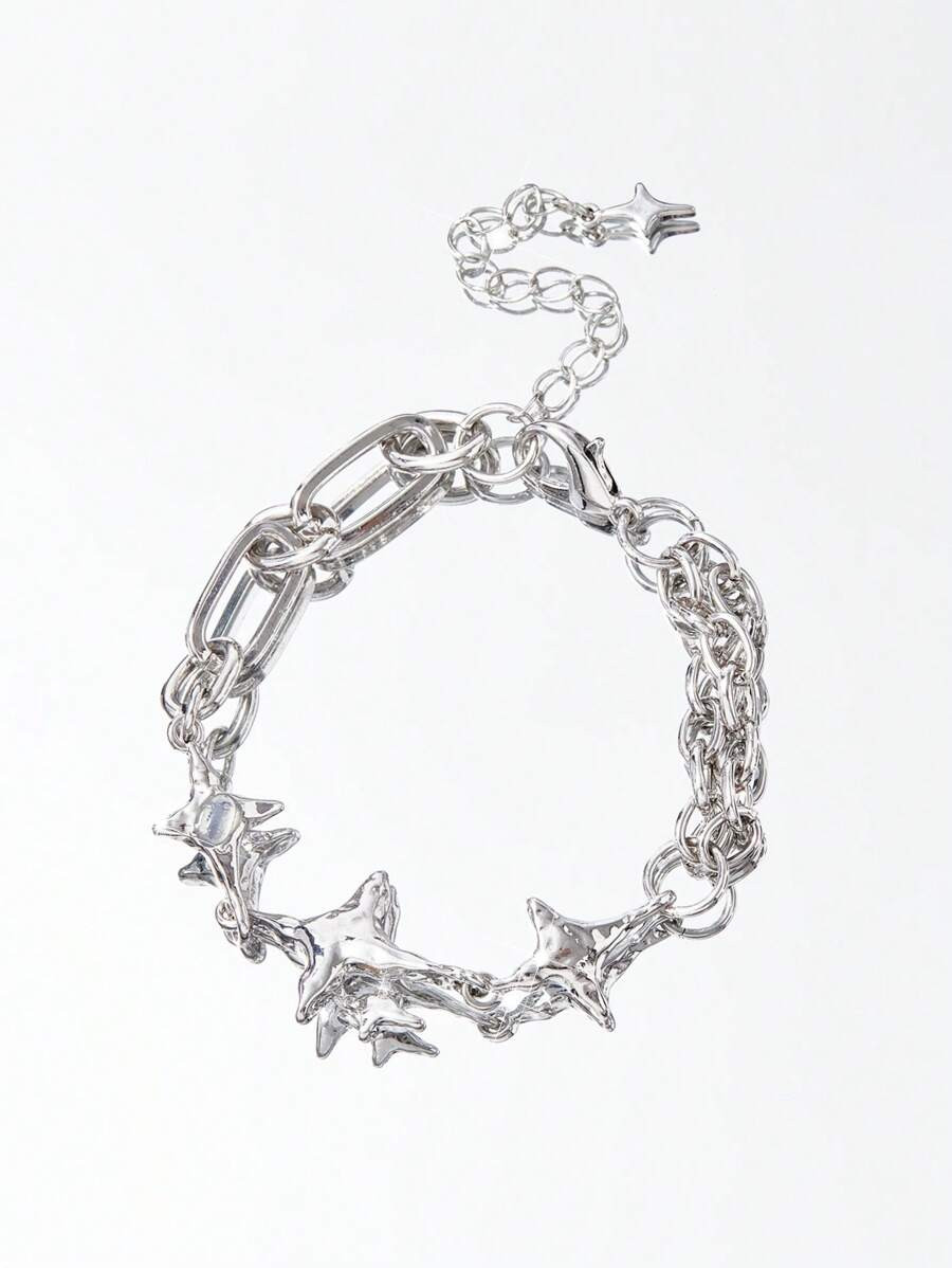 SHEIN ICON Star Decor Chain Bracelet | SHEIN