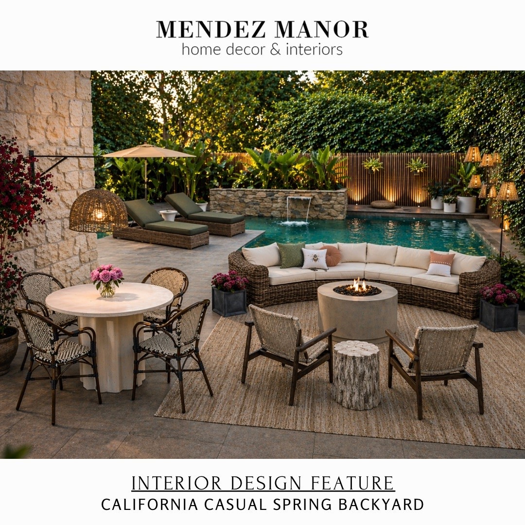 Backyard summer vacation at home vibes! Time to turn your backyard into an oasis that feels like vacation everyday! 

🏡 Through my flat-rate virtual design packages, I create complete room plans - including layout, furniture selections, finishes and shoppable links - so you can confidently bring your space to life. Visit mendezmanor.com to reserve your package. 👍🏻

Chaise lounge, patio umbrella, outdoor sectional, outdoor dining

#LTKHome #LTKSwim #LTKdayinmylife