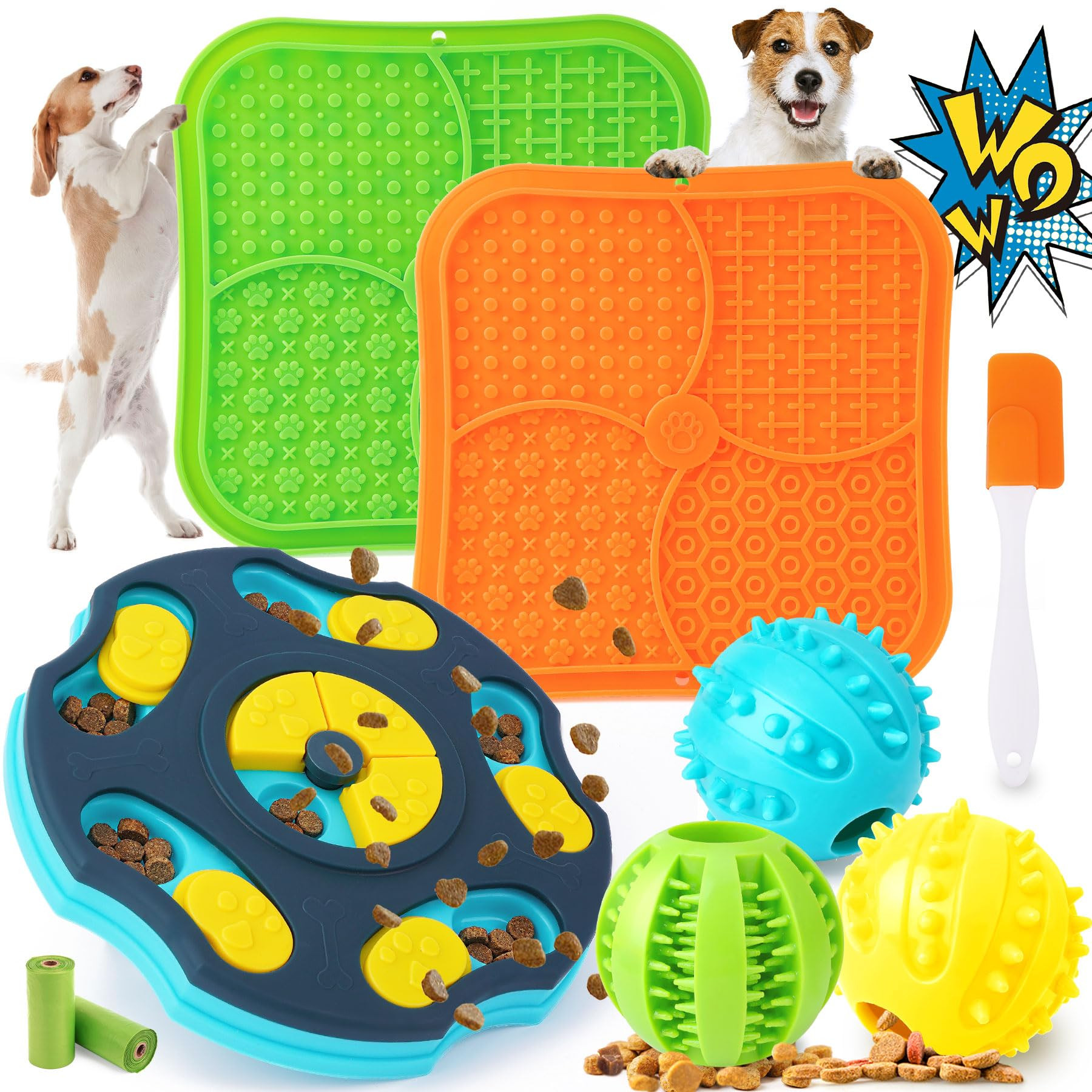 9 Pack All-Around Dog Puzzle Toy Set -Mentally Stimulating Dog Enrichment Toys for Small to Mediu... | Amazon (US)