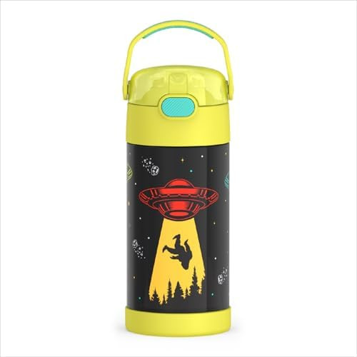 THERMOS FUNTAINER Water Bottle with Straw, 12oz, Out of This World | Kids Stainless Steel Insulat... | Amazon (US)