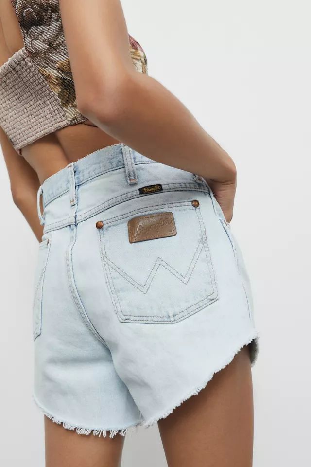Urban Renewal Recycled Wrangler Cheeky Denim Short | Urban Outfitters (US and RoW)