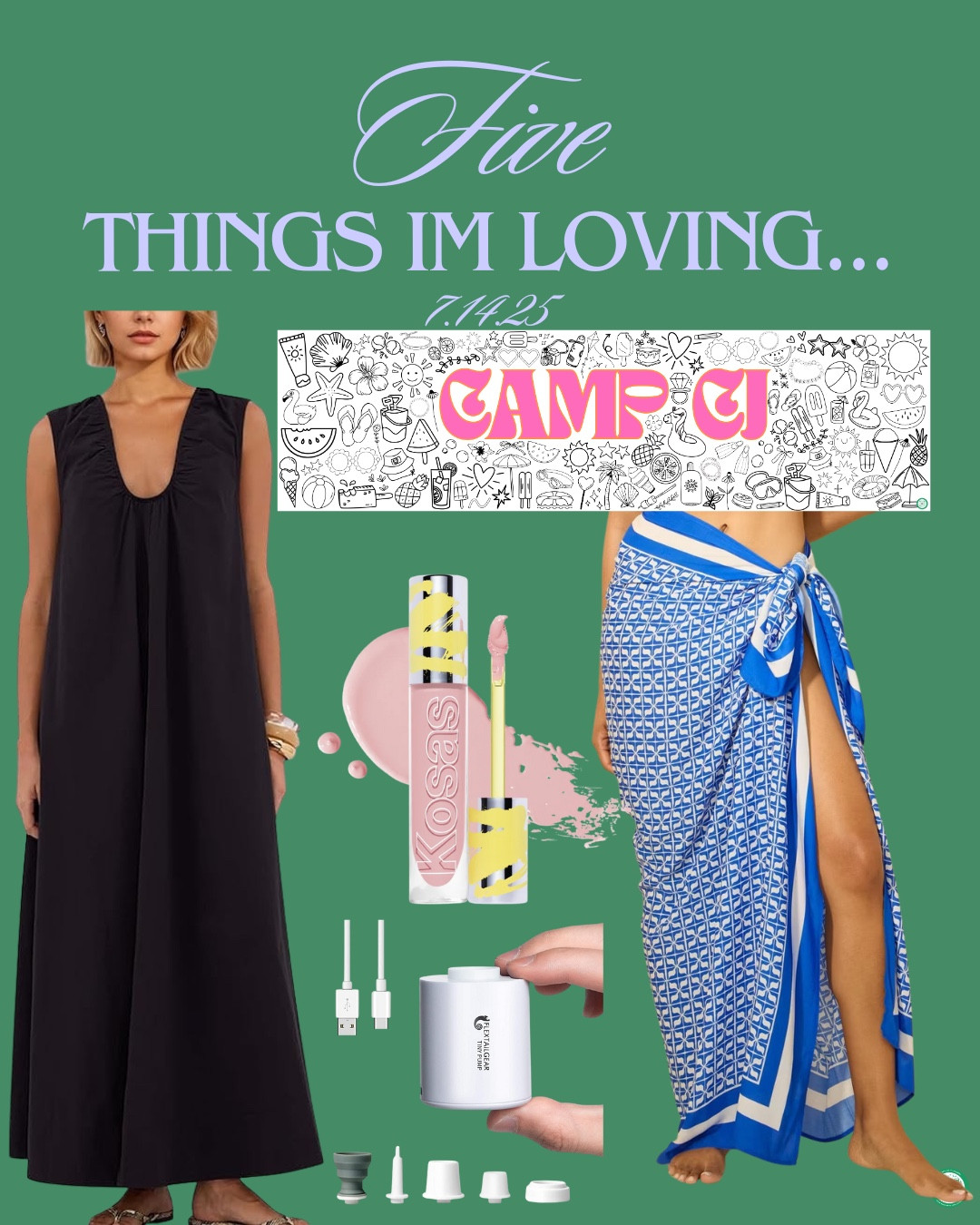 7.14.25
5 things I’m 🩵ing! 

#LTKSeasonal #LTKBeauty #LTKOver40