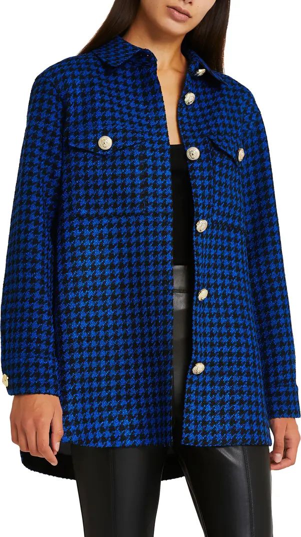 Houndstooth Check Shacket | Nordstrom