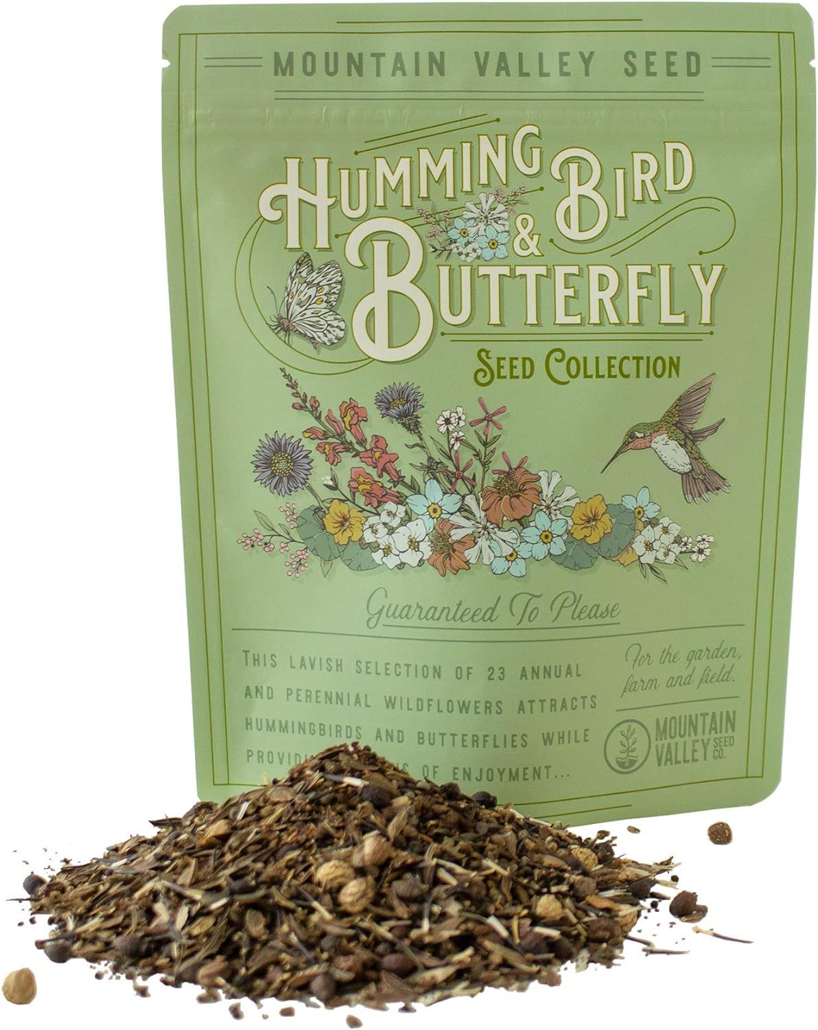 Package of 80,000 Wildflower Seeds - Hummingbird and Butterfly Wild Flower Seeds Collection - 23 ... | Amazon (US)