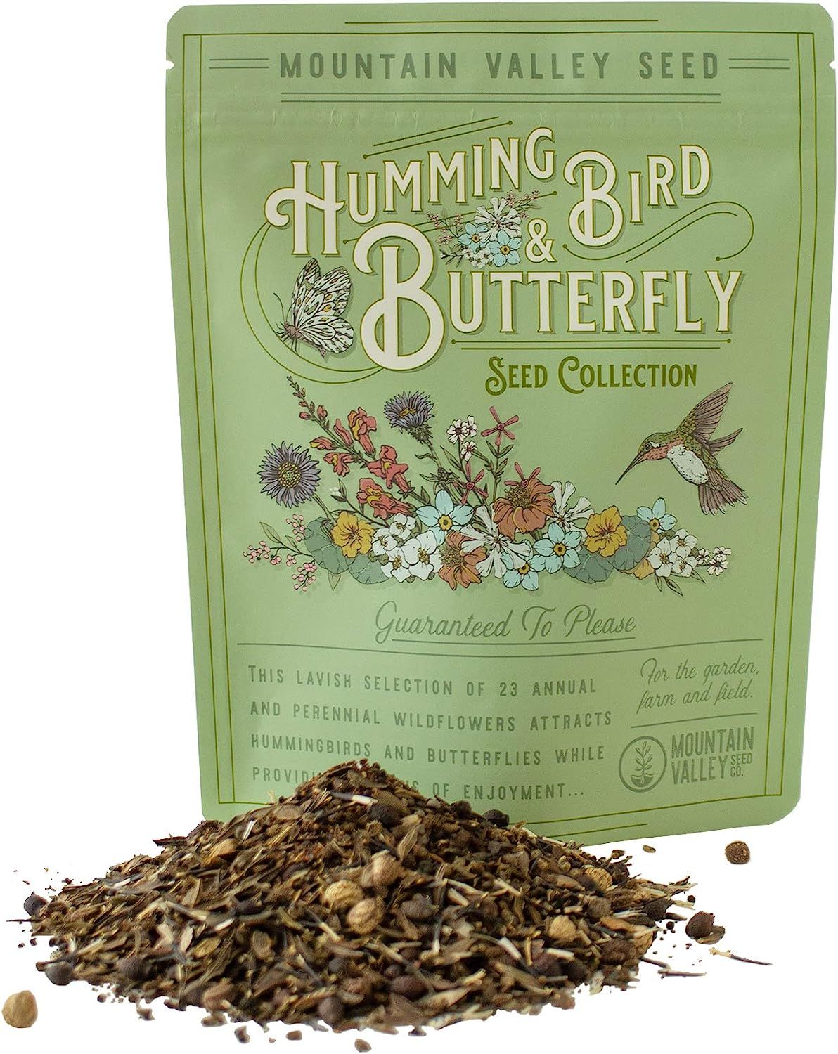Package of 80,000 Wildflower Seeds - Hummingbird and Butterfly Wild Flower Seeds Collection - 23 ... | Amazon (US)