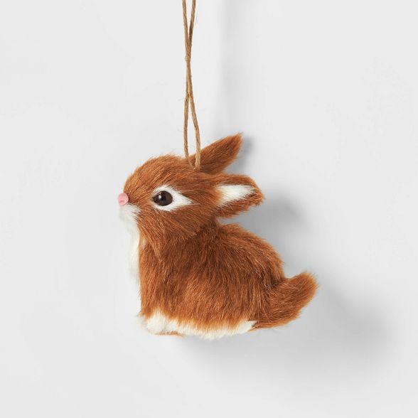 Faux Fur Woodlands Creatures Christmas Tree Ornament s Bunny - Wondershop™ | Target