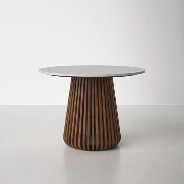 Kendall Round Marble Dining Table | Wayfair North America