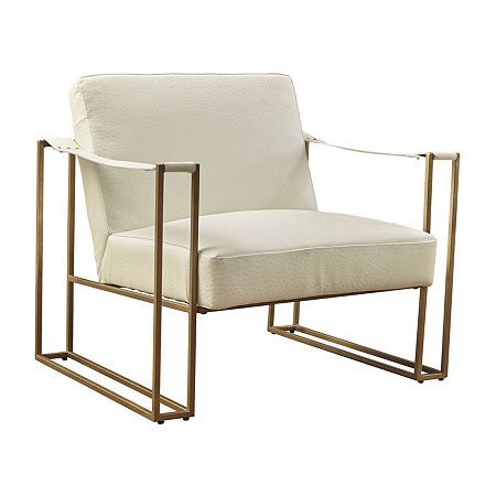 Signature Design by Ashley Kelanie Armchair, One Size , White | JCPenney